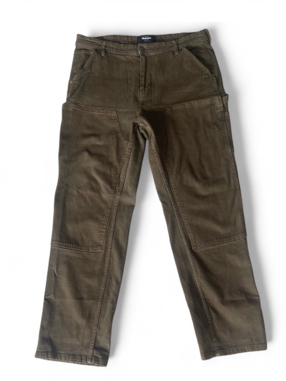 BLUENOTES Denim Utility Cargo Pants Brown | Waist 36 Men's